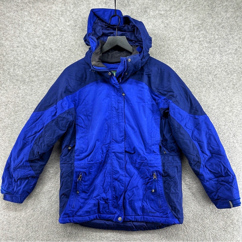 L.L. Bean Deep Blue Puffer Jacket Size S